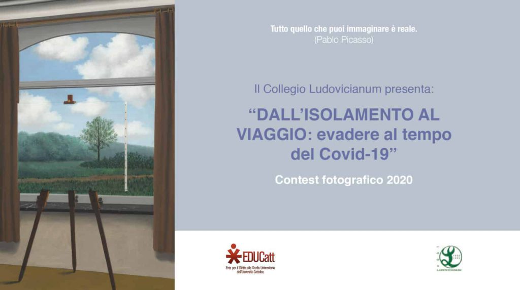 Manifesto Contest del Collegio Ludovicianum "Dall'isolamento al viaggio: evadere al tempo del Covid-19"